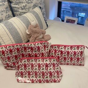 Roller Rabbit Monkey Toiletry Cases